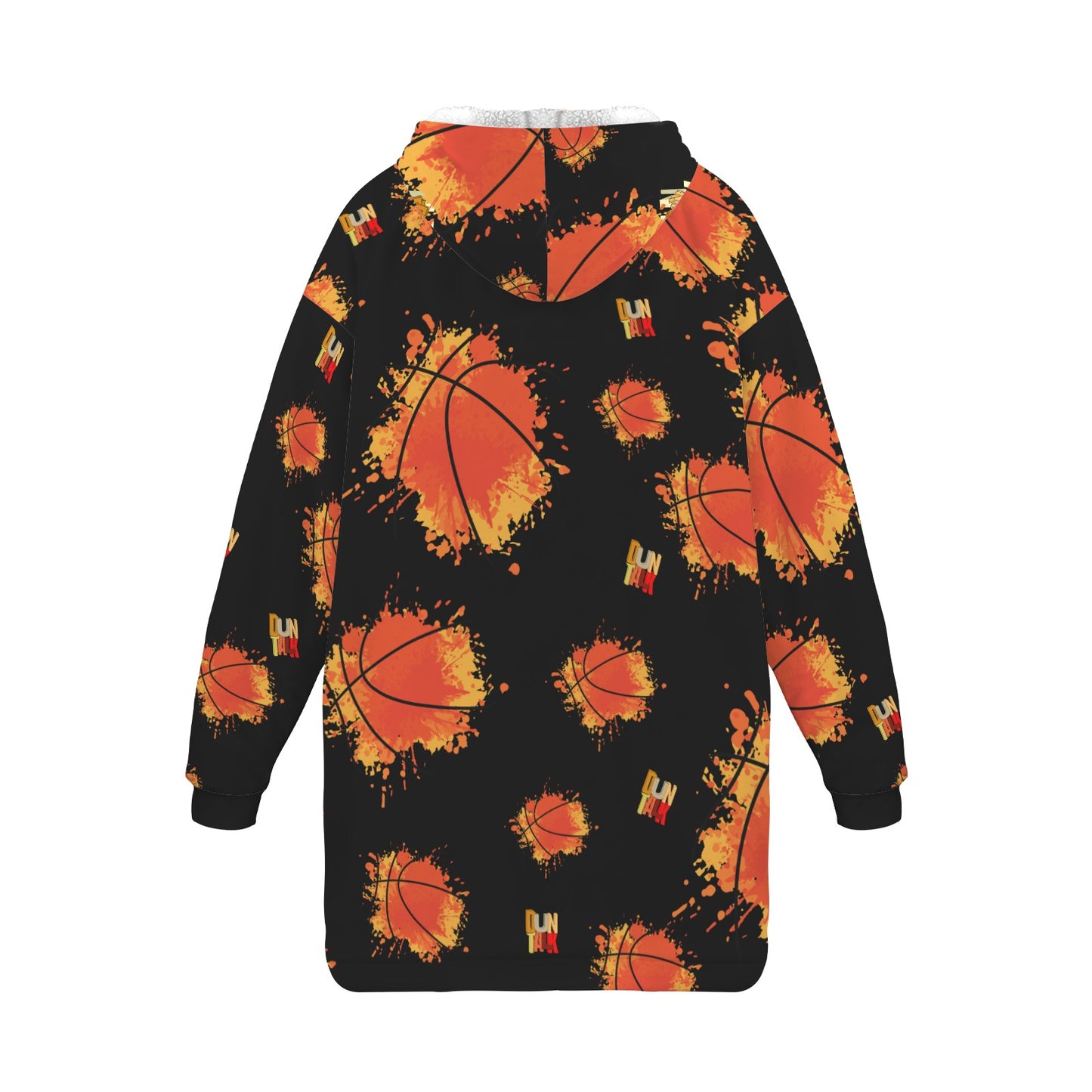 Youth Blanket Hoodie - Splatter Black