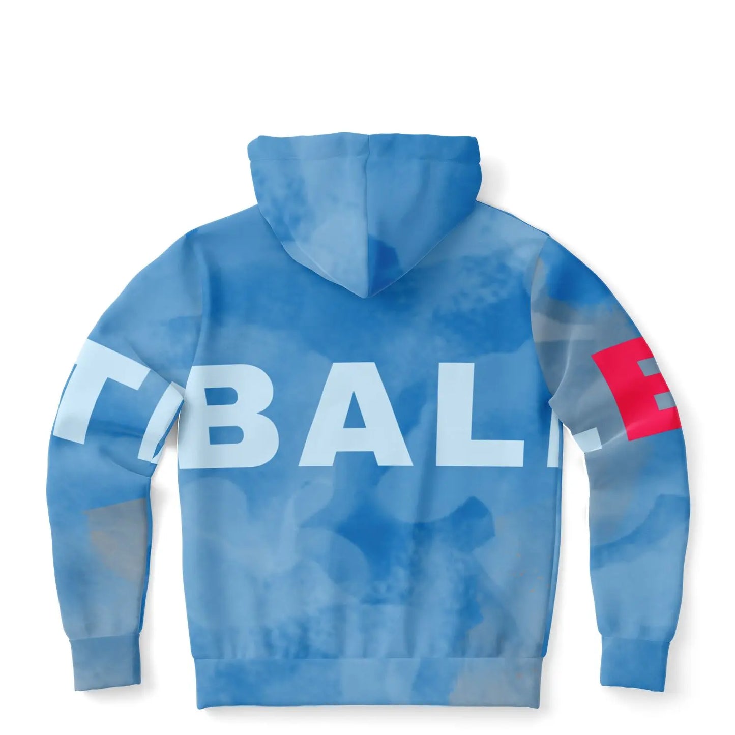 Duntalk "Beyond" Basketball Hoodie Jacket - Stone Washed Blue Subliminator