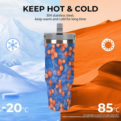 Duntalk Insulated Water Bottle - Basketball