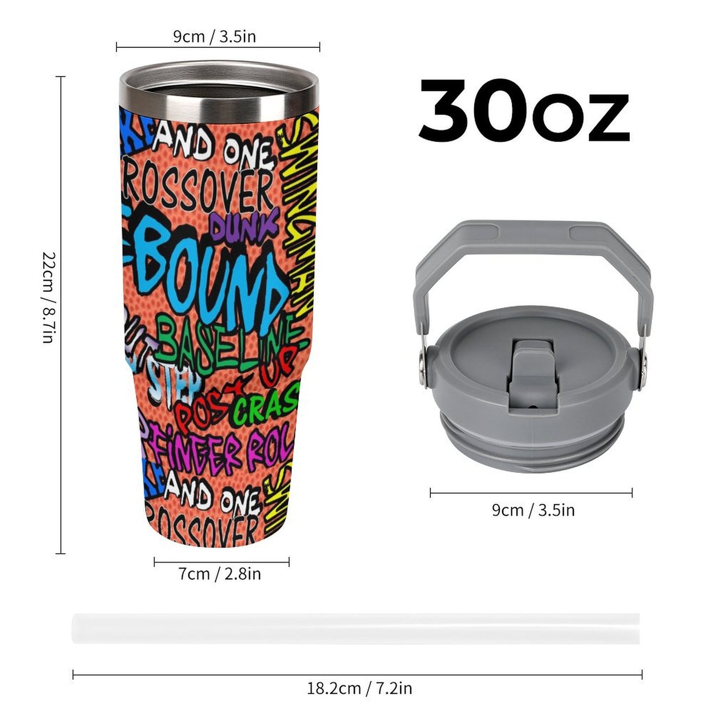 Duntalk Insulated Water Bottle - Ball All Day O