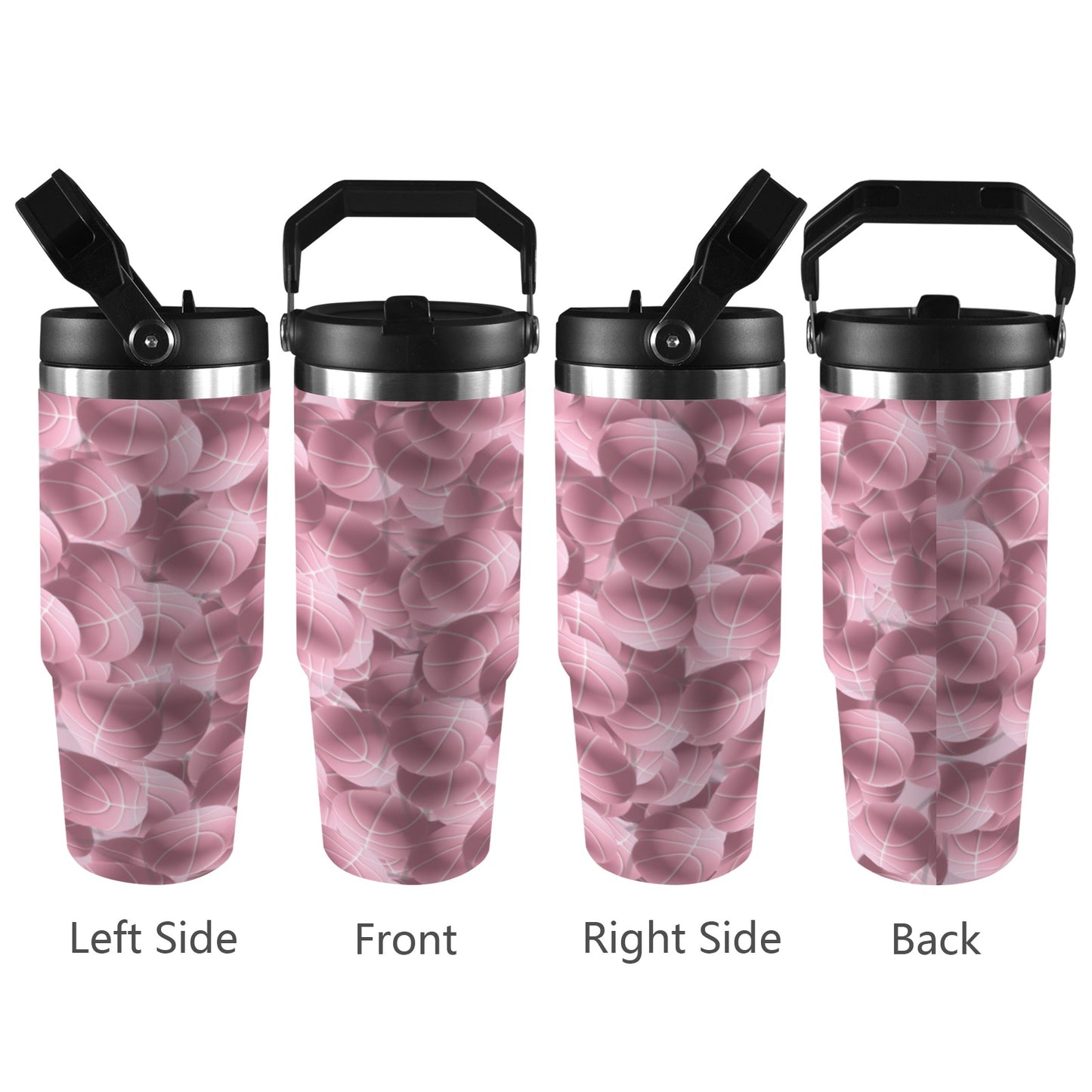 Insulated Water Bottle - Court Pink