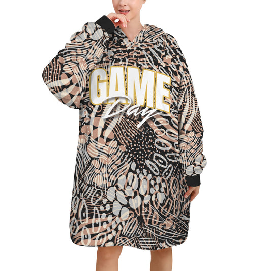 Duntalk "Game Day" Blanket Hoodie - Panther 1 e-joyer