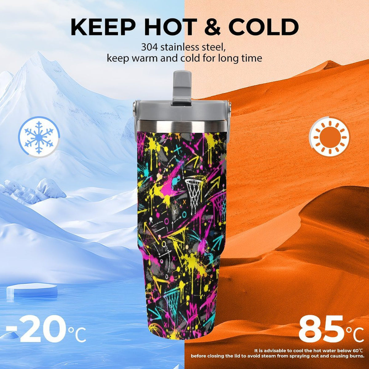 Neon Tumbler - Black