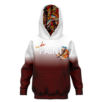 "Fade" Youth Hoodie Burgundy