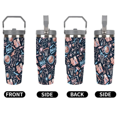 Sketchbook Tumbler - Navy/Pink