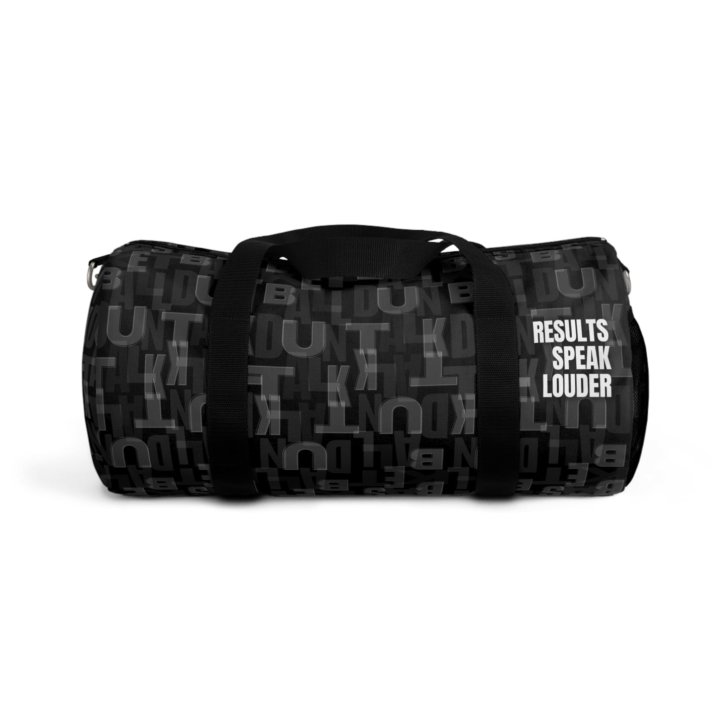 Court Vision Canvas Duffle Bag - Black/White