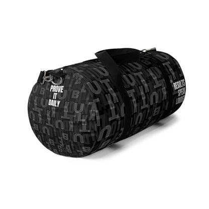 Court Vision Canvas Duffle Bag - Black/White