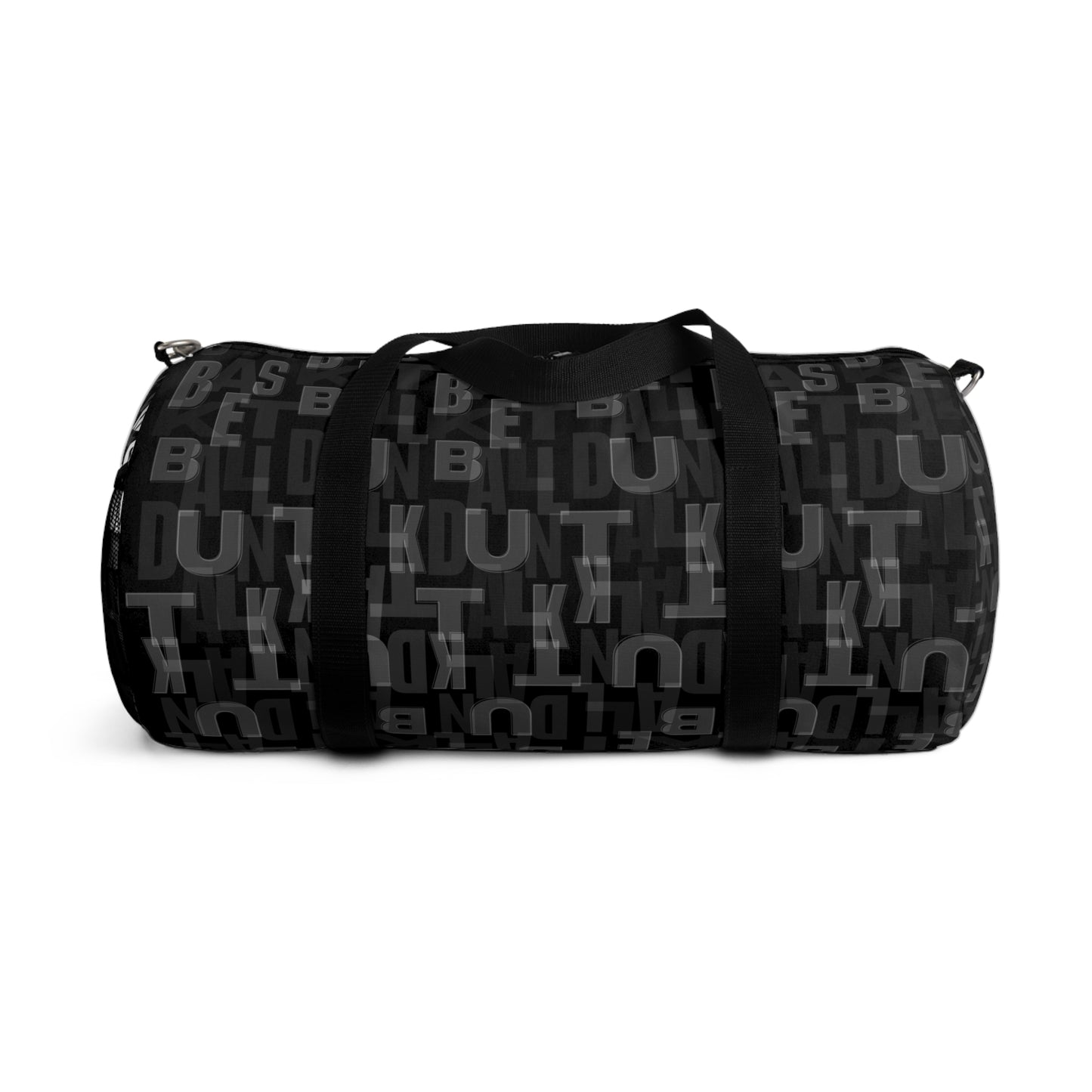 Court Vision Canvas Duffle Bag - Black/White