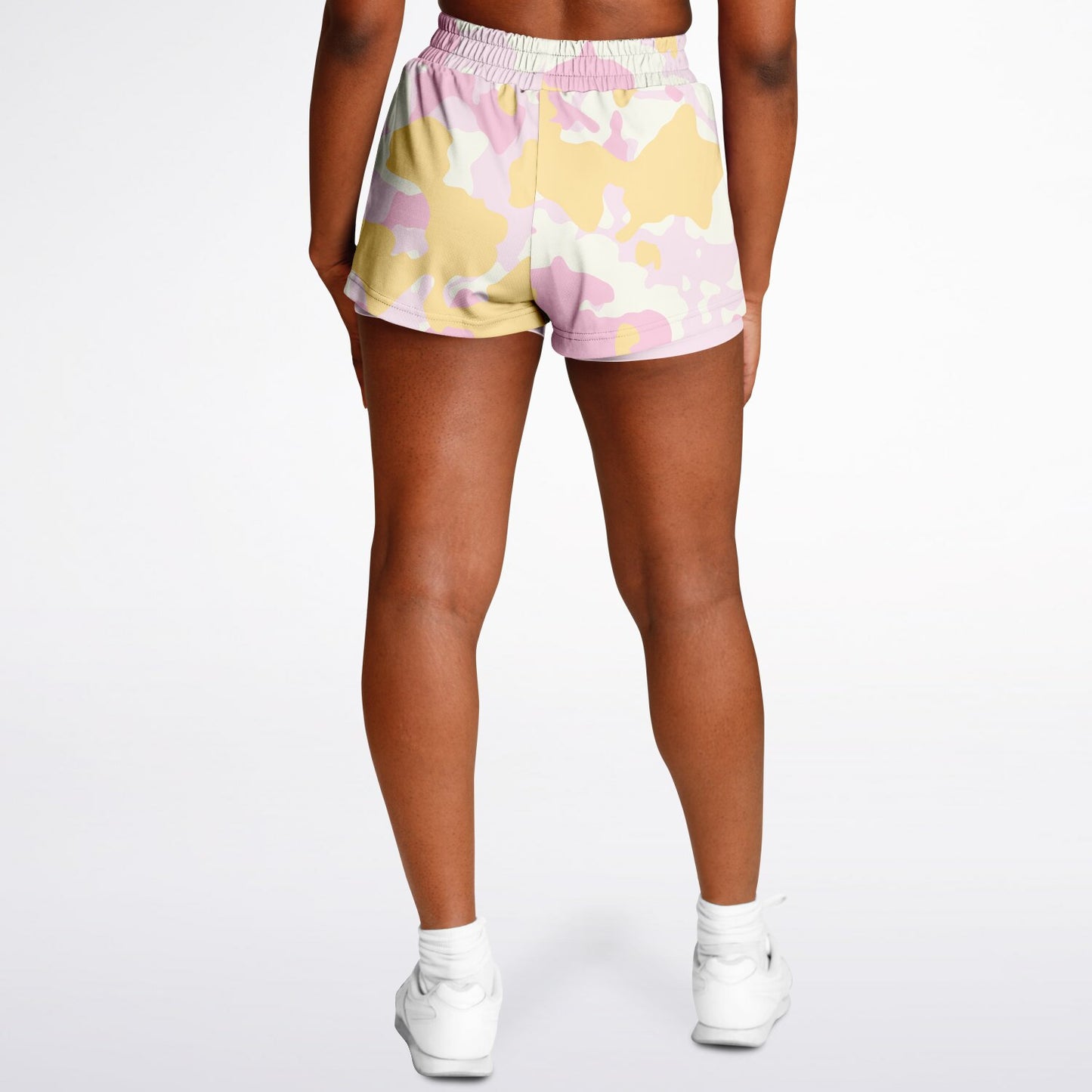 Bench Mob Women's 2-in-1 Shorts - Pink Reverse