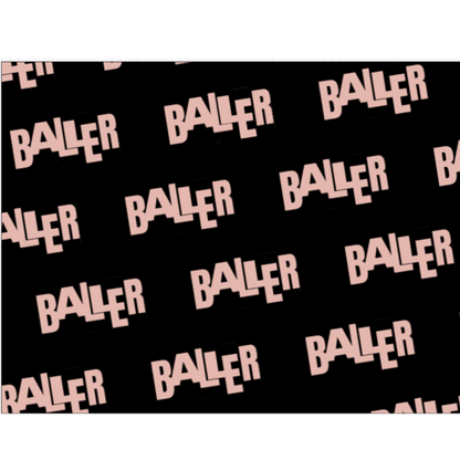 Insulated Water Bottle - Baller Black
