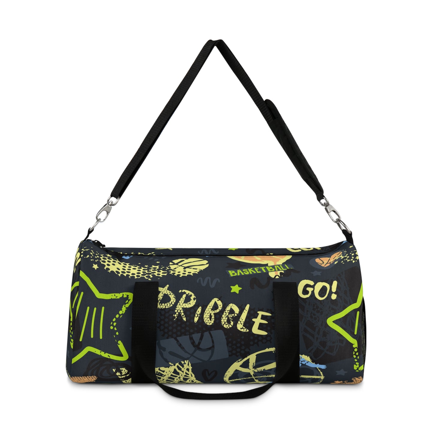 "Sideline" Basketball Graphic Duffle Bag