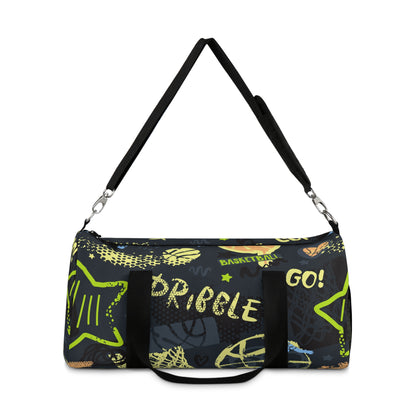 "Sideline" Basketball Graphic Duffle Bag