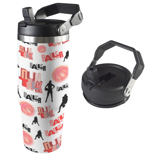 Insulated Water Bottle - Baller White