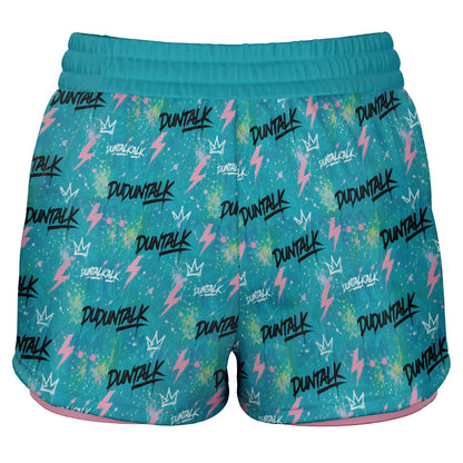 No Off Season 2 in 1 Womens Shorts Reverse Blue