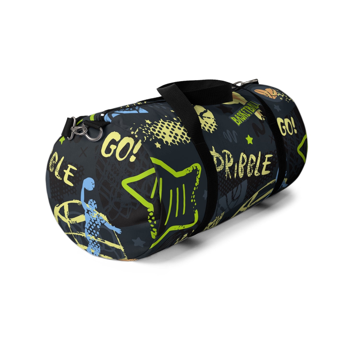 "Sideline" Basketball Graphic Duffle Bag