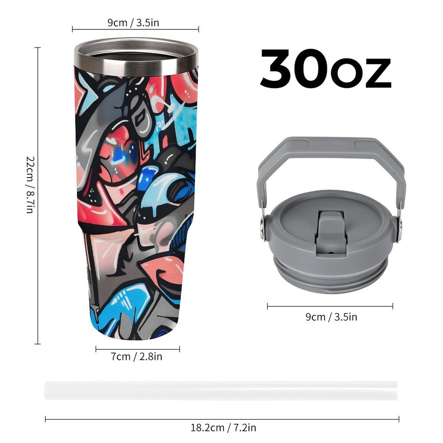 Paint Tumbler - Blue