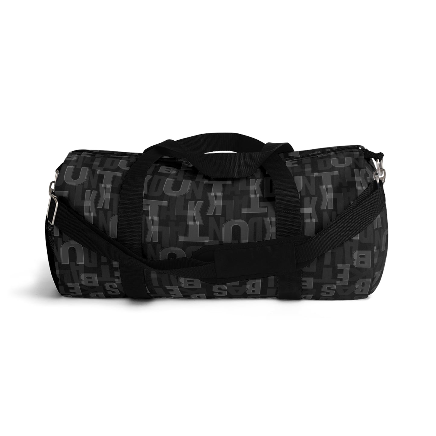 Court Vision Canvas Duffle Bag - Black/White