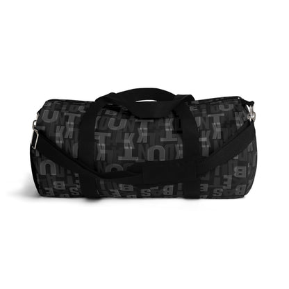 Court Vision Canvas Duffle Bag - Black/White