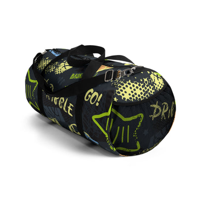 "Sideline" Basketball Graphic Duffle Bag