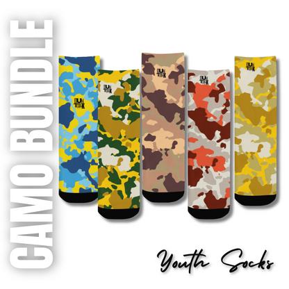 Camo Youth Socks Bundle