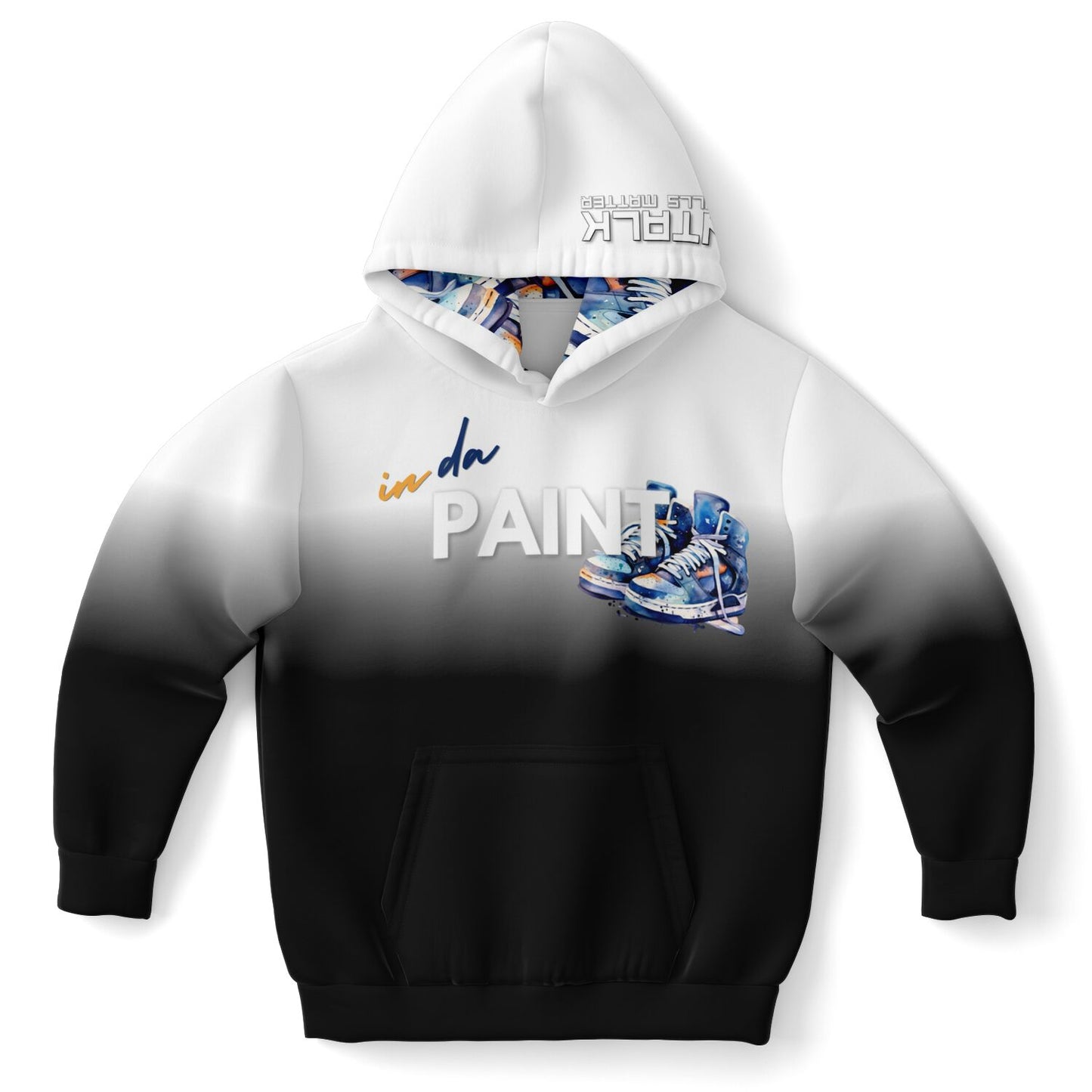 "Fade" Youth Hoodie Black
