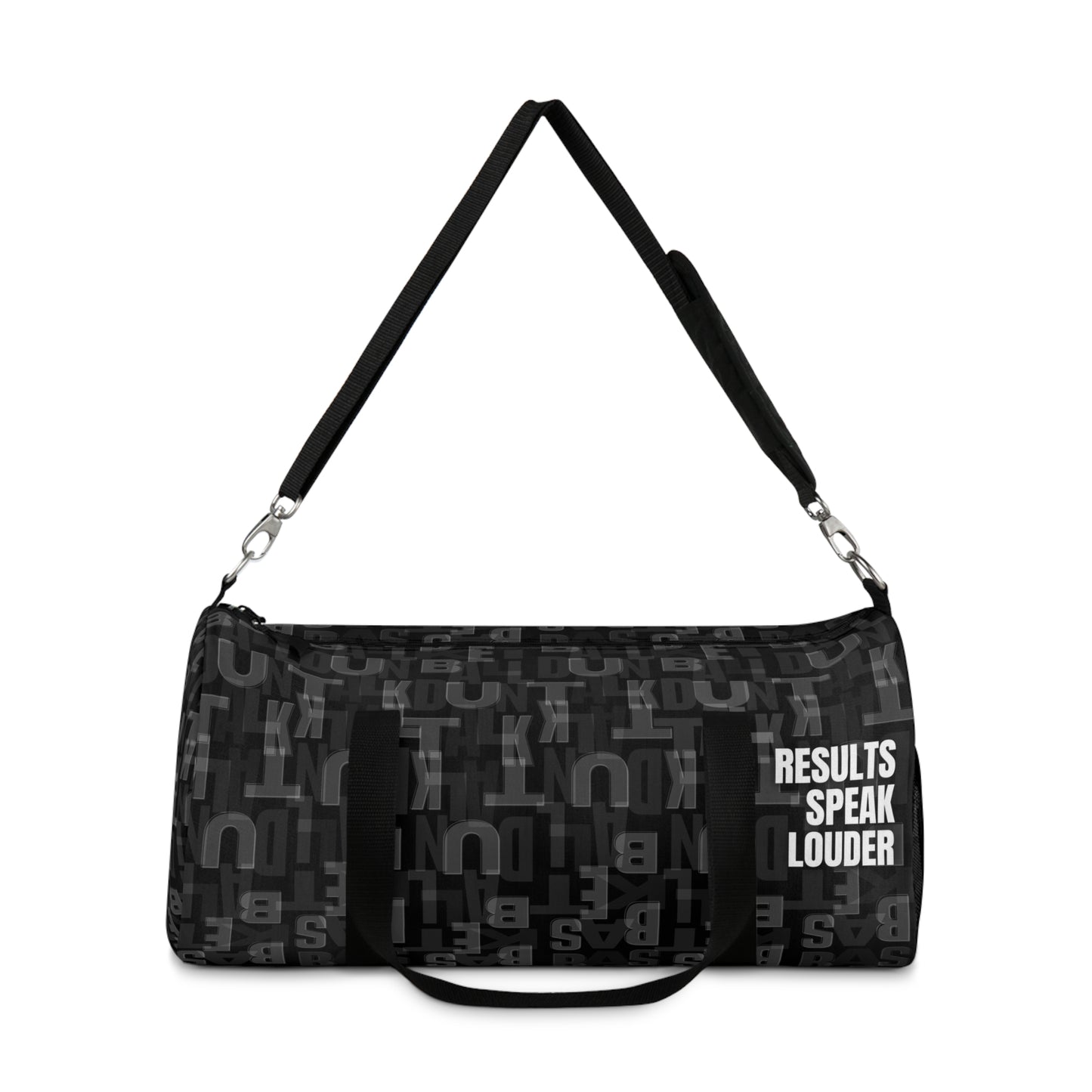 Court Vision Canvas Duffle Bag - Black/White