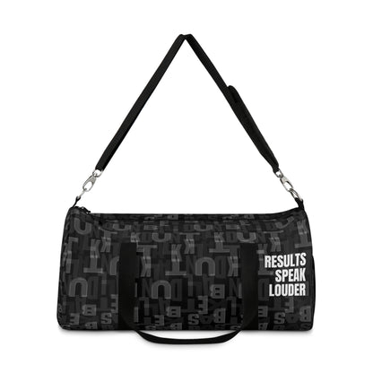 Court Vision Canvas Duffle Bag - Black/White