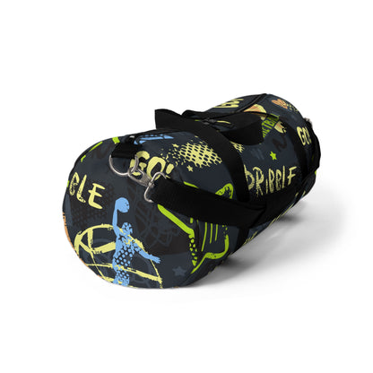 "Sideline" Basketball Graphic Duffle Bag