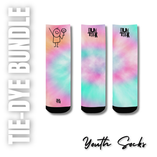 Tie-Dye Youth Socks Bundle