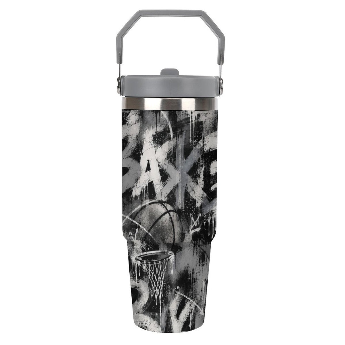 Concrete Tumbler - Grey/Black