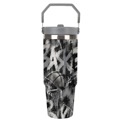 Concrete Tumbler - Grey/Black