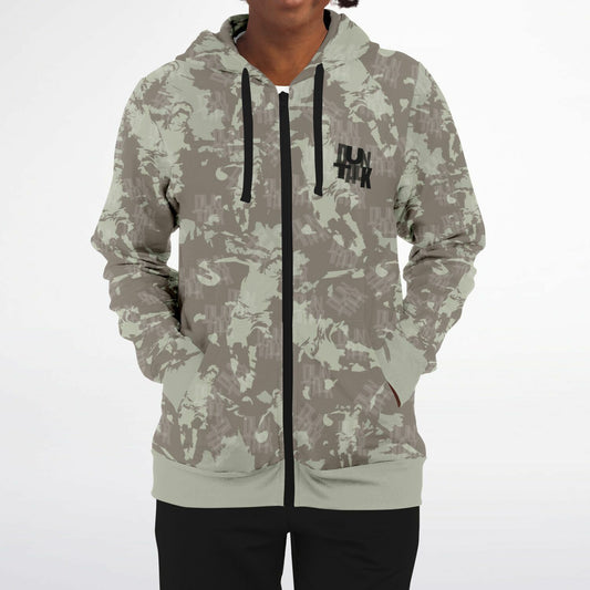 Shifted Zip-Up Hoodie