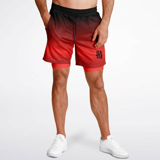 Blender Men's 2-in-1 Shorts - Red