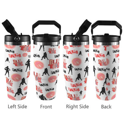 Insulated Water Bottle - Baller White