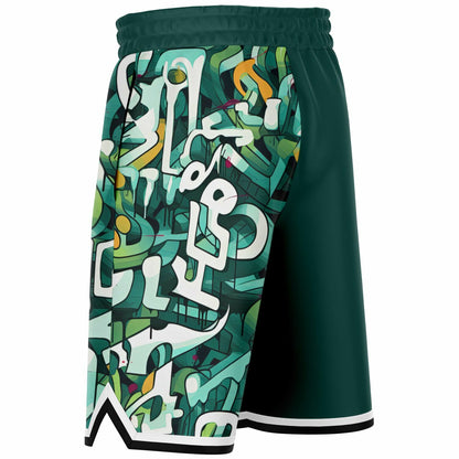 "One Stop" Classic Basketball Shorts