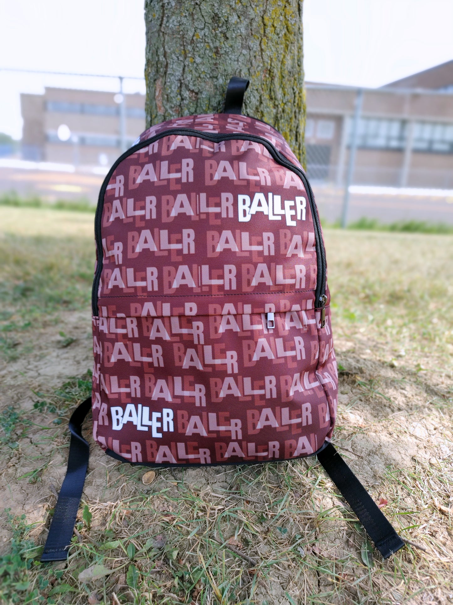 Duntalk "Baller" Basketball Backpack - Burgundy Large