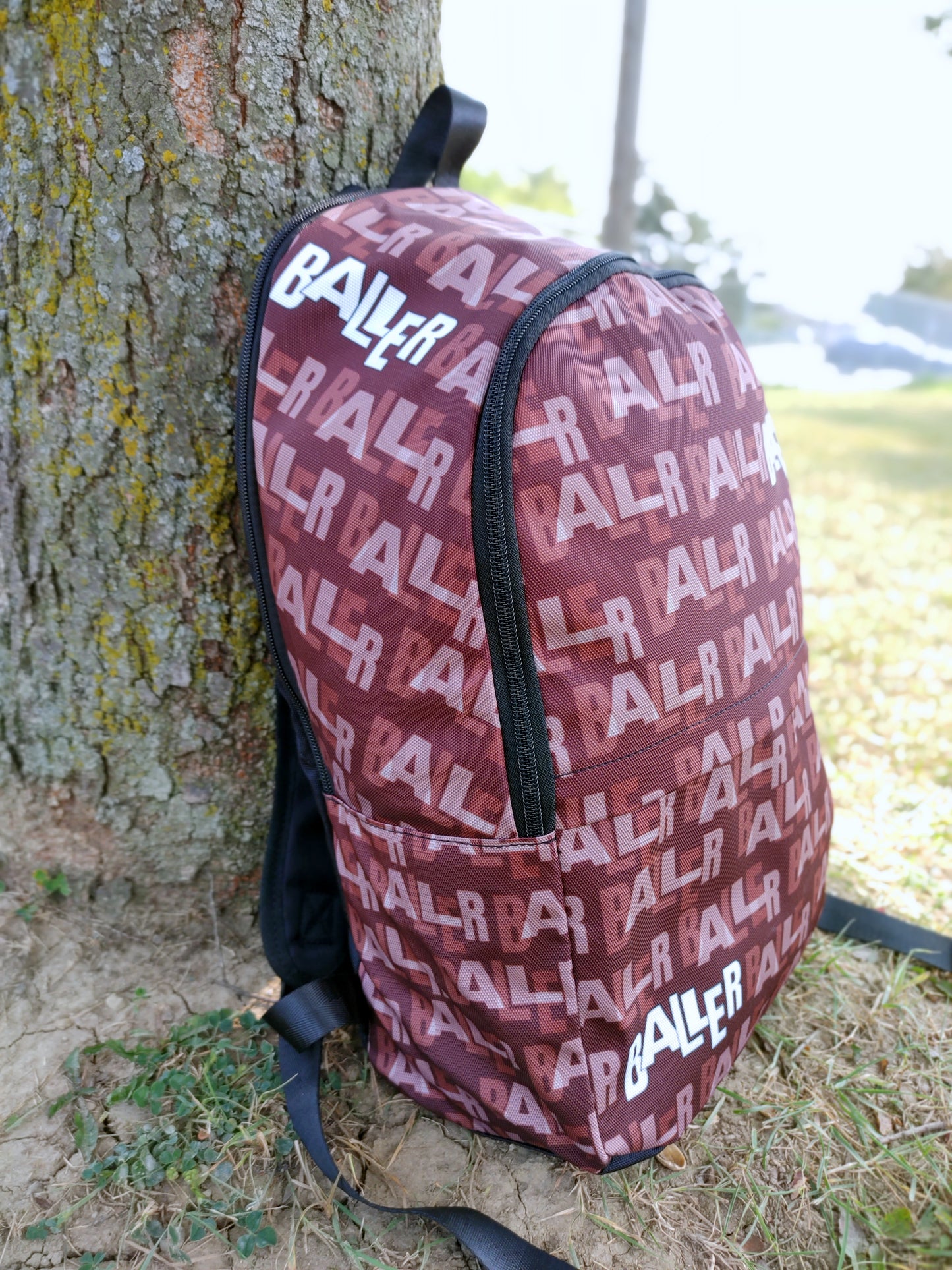 Duntalk "Baller" Basketball Backpack - Burgundy Large