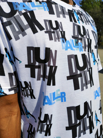 Duntalk "Baller" Basketball T-Shirt - Blue Subliminator