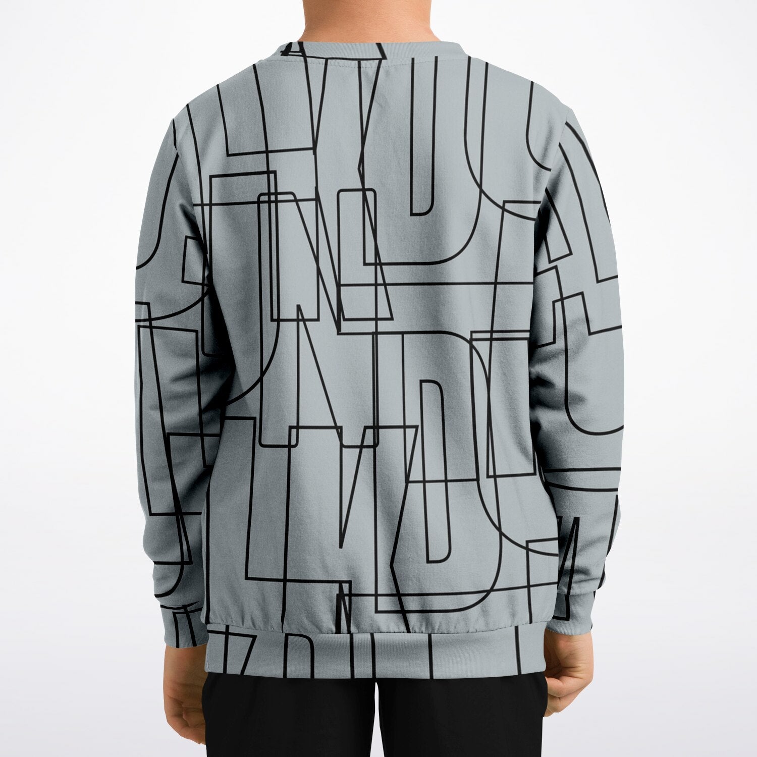 Duntalk "Gridlock" Youth Basketball Sweatshirt – Grey Subliminator