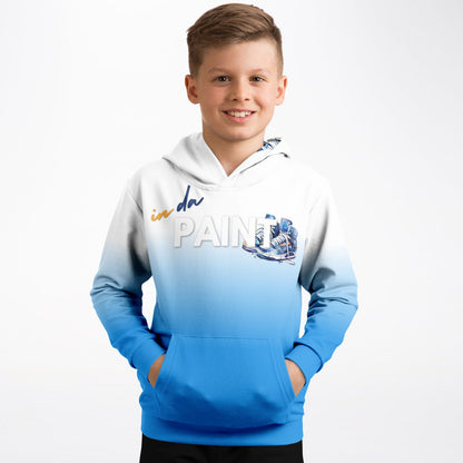 "Fade" Youth Hoodie Blue