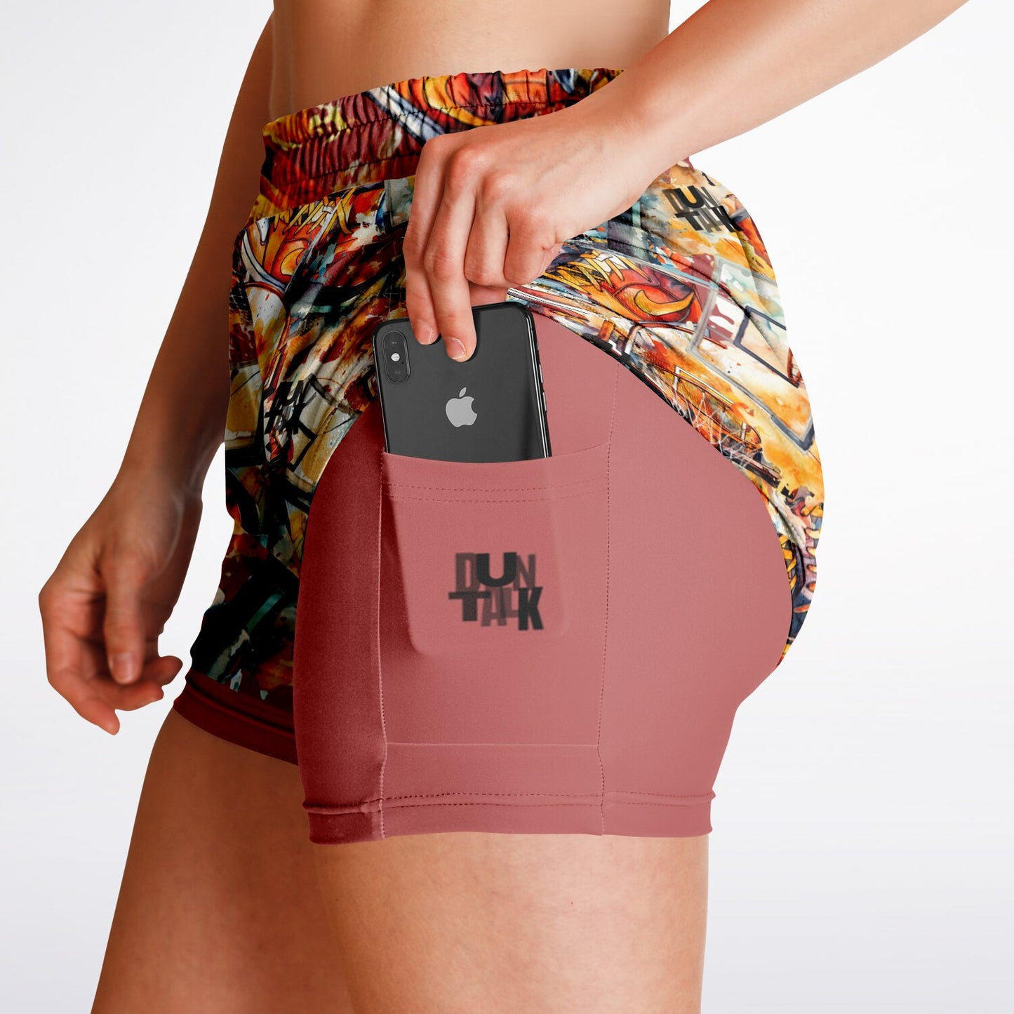 Paint Women's 2-in-1 Shorts Reverse