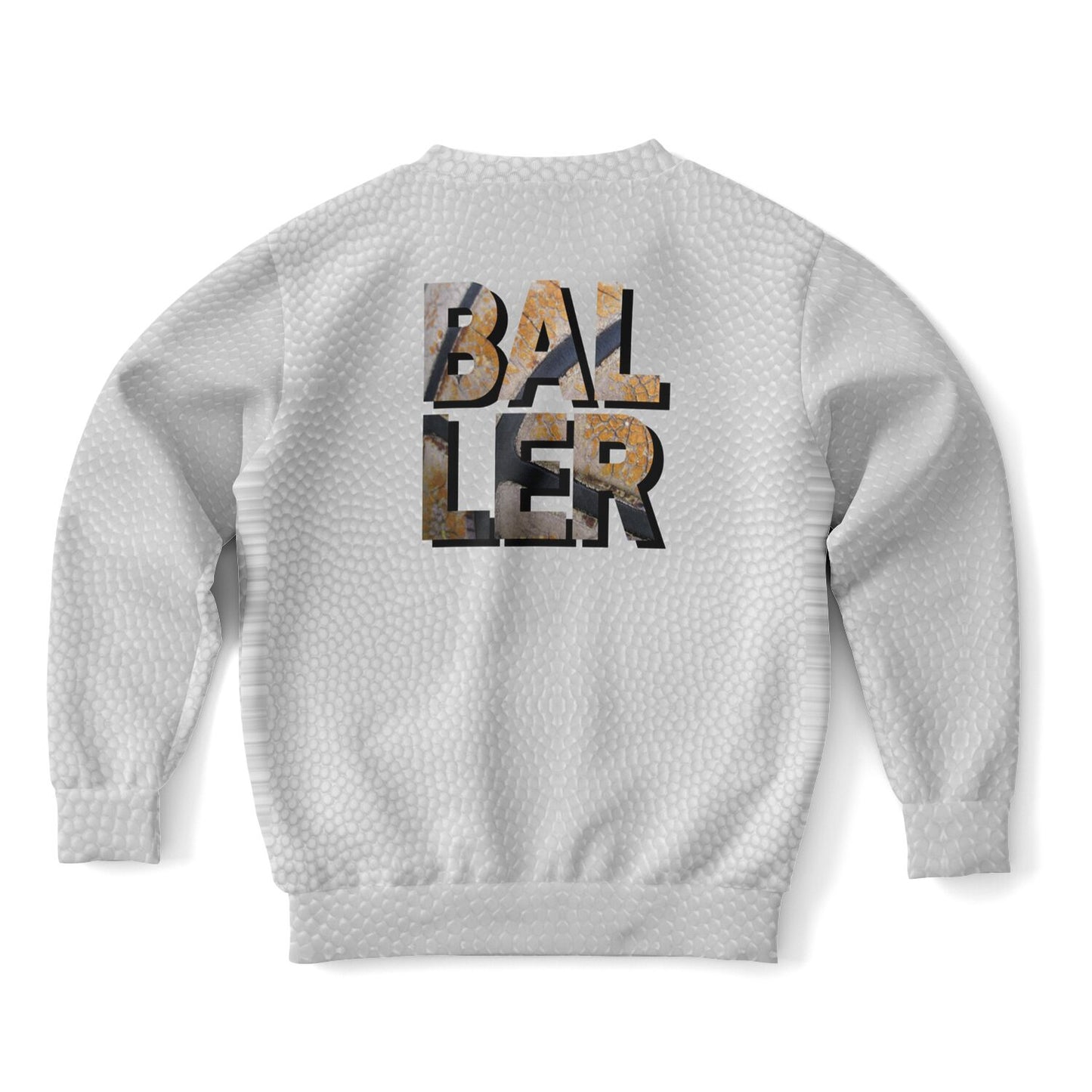 Duntalk "Leather" Basketball Youth Sweatshirt Subliminator