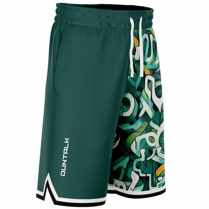 "One Stop" Classic Basketball Shorts