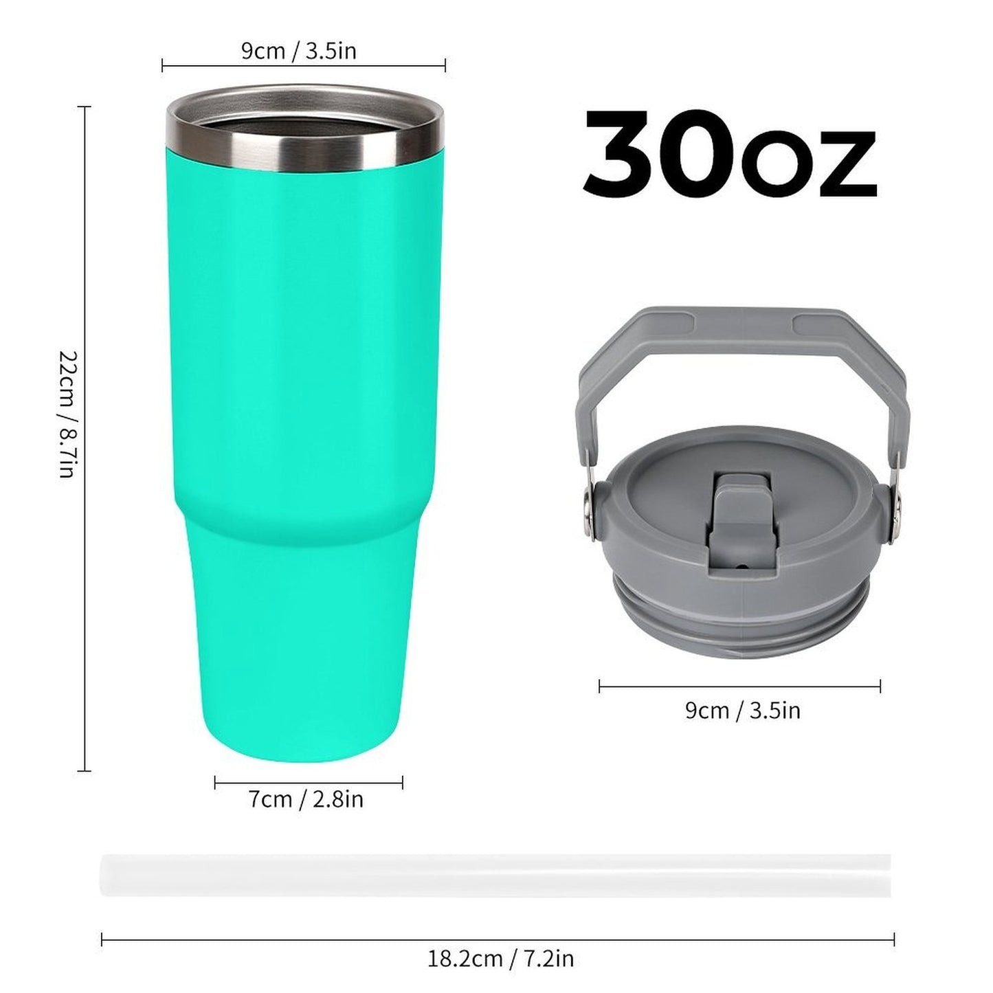 Customizable Tumbler - Teal
