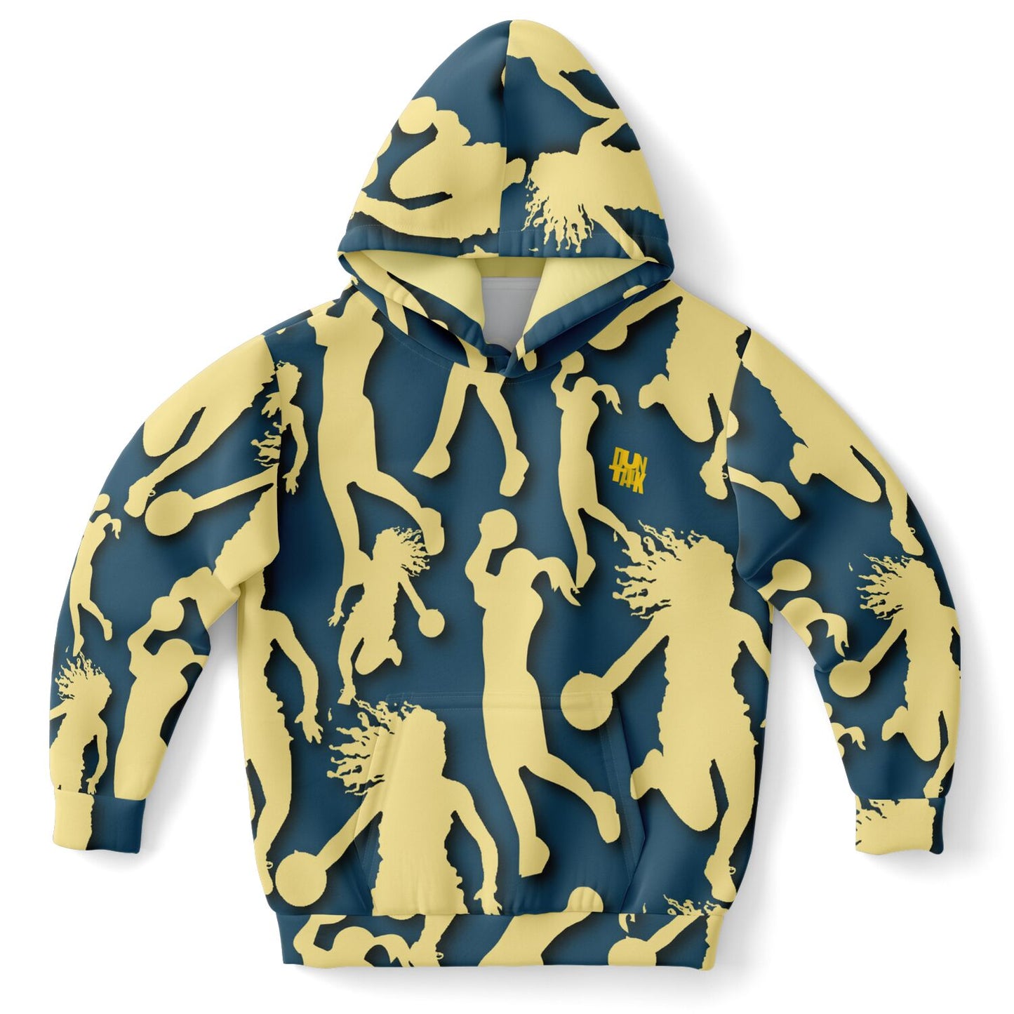 Tempo Girl's Basketball Kids Hoodie  Navy