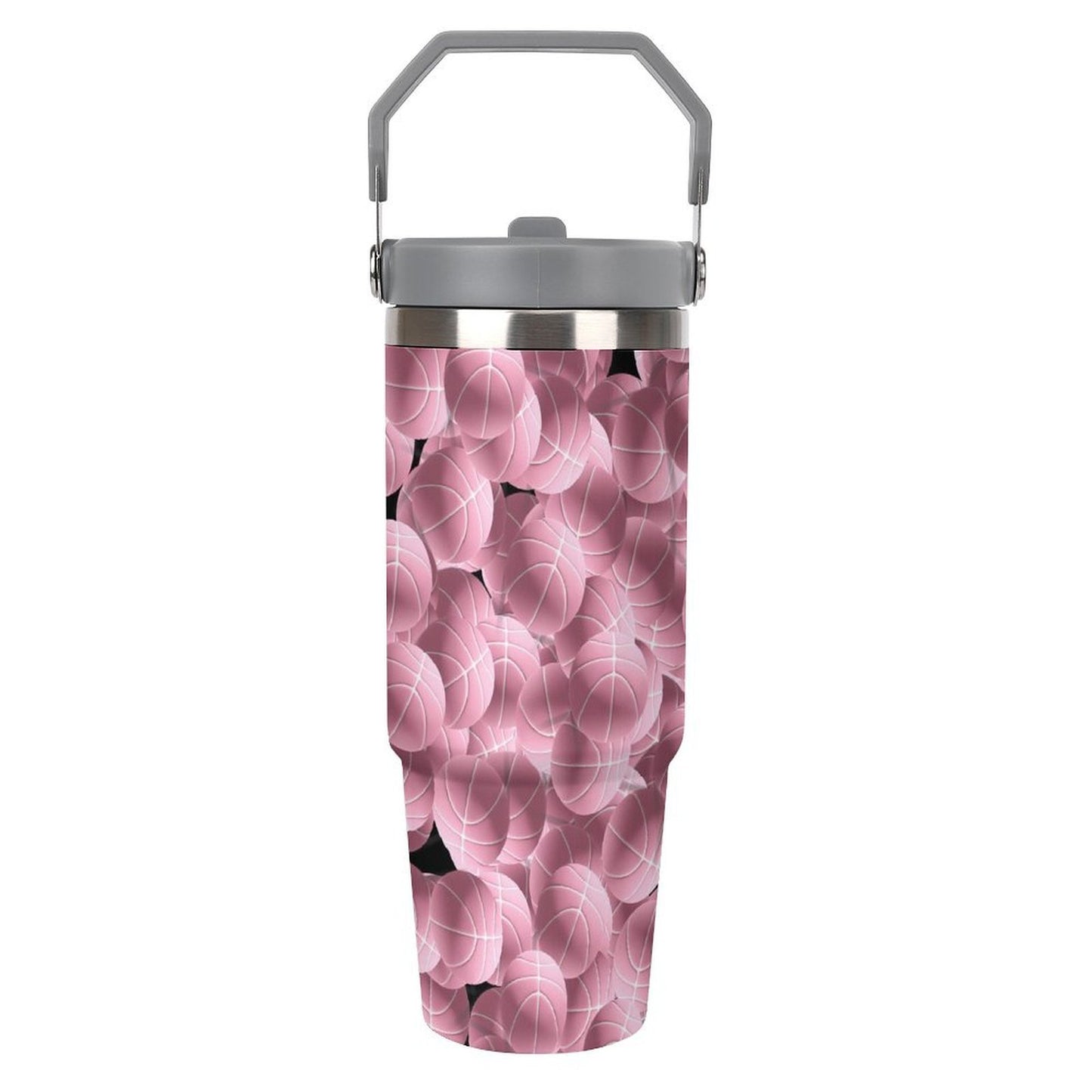 Basketball Tumbler - Pink