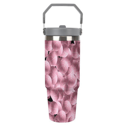 Basketball Tumbler - Pink