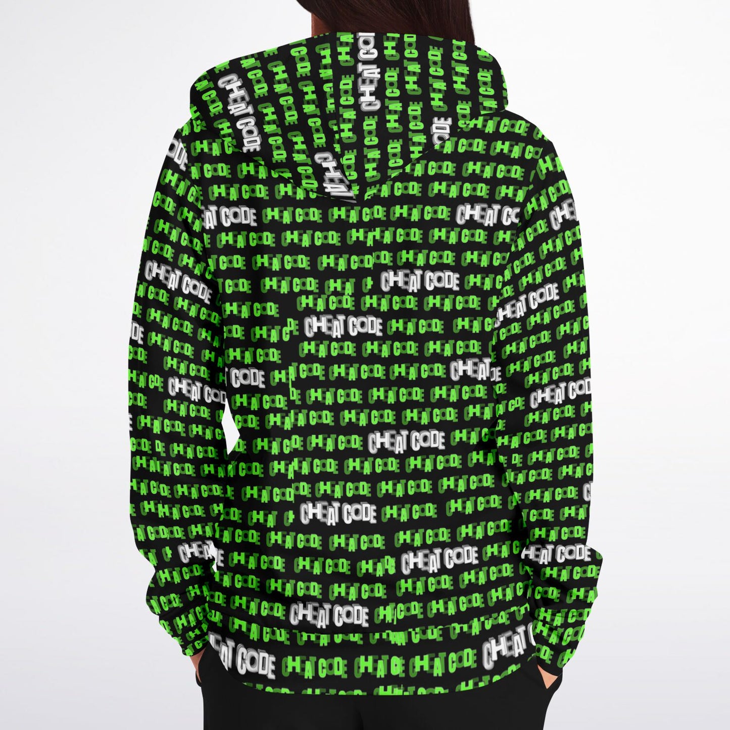 Duntalk "Cheat Code" Athletic Zip-Up Hoodie - shine kind Subliminator