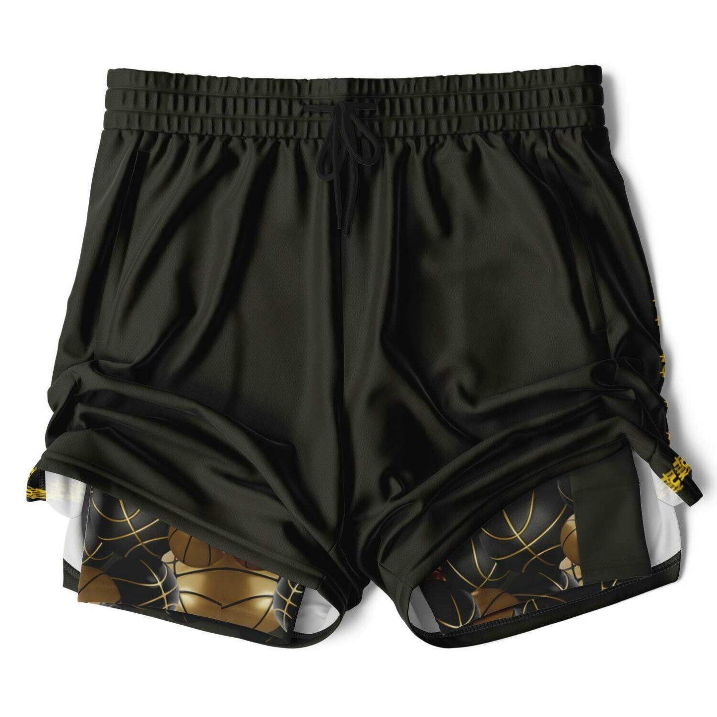 Duntalk "Black Top" Basketball 2 in 1 Shorts