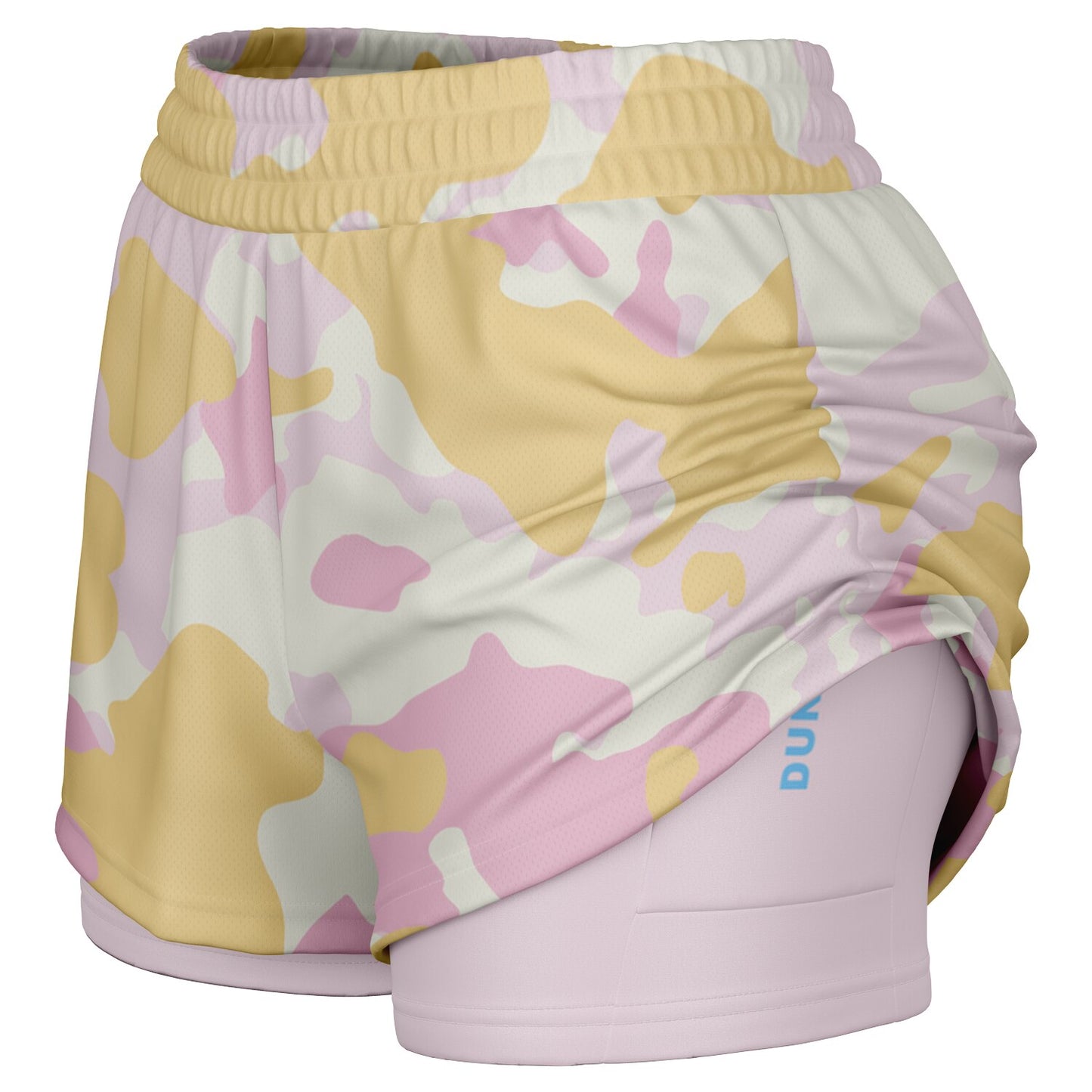 Bench Mob Women's 2-in-1 Shorts - Pink Reverse